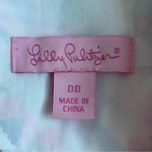 Lily Pulitzer Fiesta Stretch Shift Mini Dress in Nauti Navy Beyond the Sea Sz 00 - Picture 12 of 17